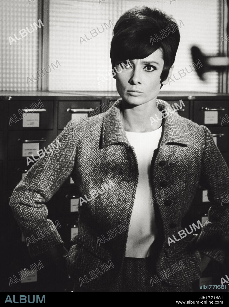 Audrey Hepburn in 'How To Steal a Million'. The British actress Audrey Hepburn acting in the film 'How To Steal a Million' by William Wyler. 1965.