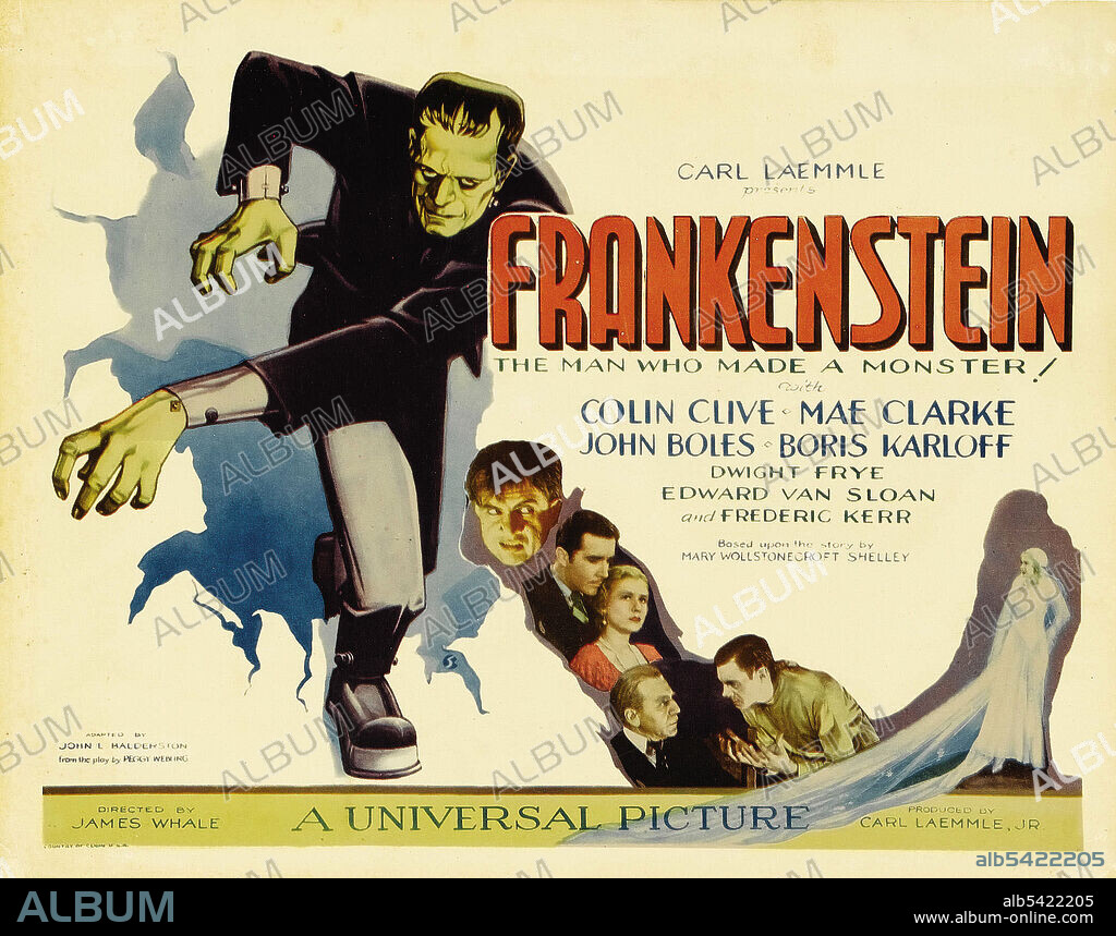 Poster of FRANKENSTEIN: FRANKENSTEIN, 1931 (FRANKENSTEIN), directed by JAMES WHALE. Copyright UNIVERSAL PICTURES.
