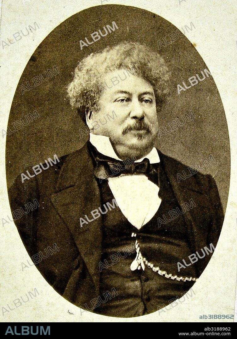 [Retrato de] Alejandro Dumas.