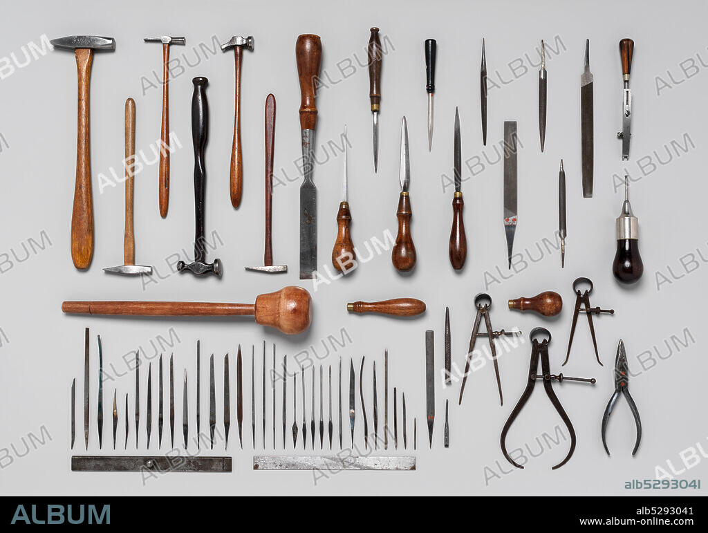 Set of Sixty-Two Engraving Tools of Louis D. Nimschke (1832-1904), American and European, 19th century.