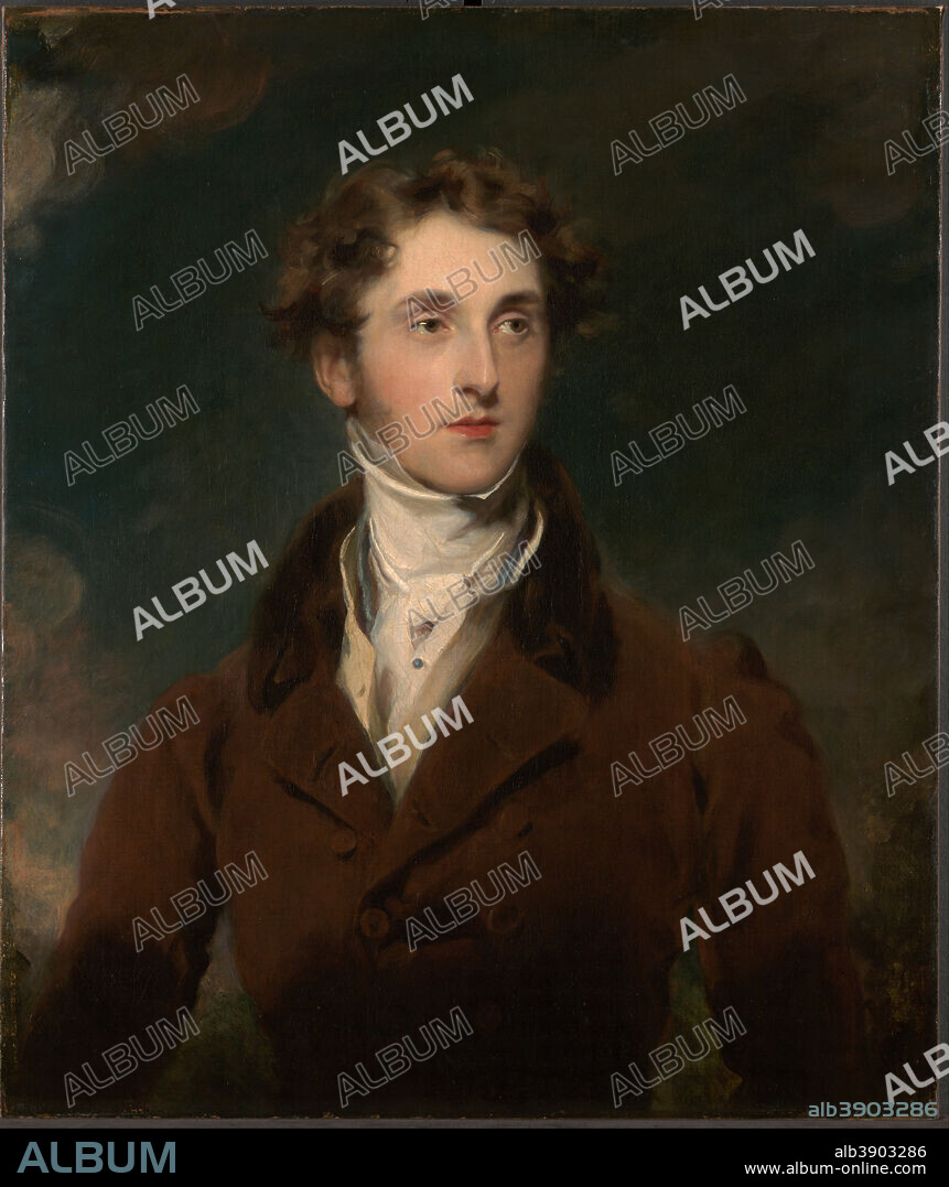 THOMAS LAWRENCE. Portrait of Frederick H. Hemming. Date/Period: Ca. 1824-25. Painting. Oil on canvas. Height: 76.20 mm (3 in); Width: 64.50 mm (2.53 in).