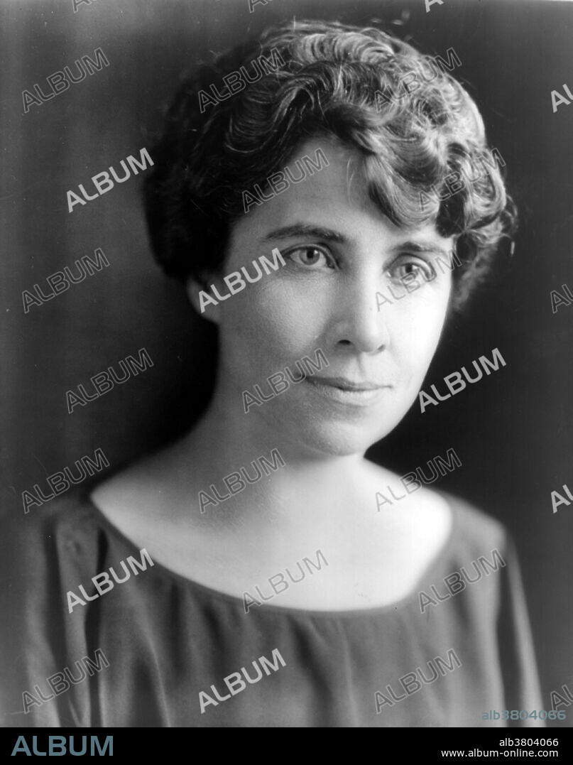 Grace Anna Goodhue Coolidge (January 3, 1879 - July 8, 1957) was First Lady from 1923-29. She graduated from the University of Vermont in 1902 and then joined the faculty of the Clarke School for the Deaf in Northampton, Massachusetts, as a lip reading instructor. She married Calvin Coolidge in 1905. She took her part in town activities, attended her church, and offset his shyness with a cheery friendliness. As First Lady, she was a popular hostess. The Coolidges were a particularly devoted couple, although the president never discussed state matters with her. Coolidge summed up his marriage to Grace in his autobiography: "For almost a quarter of a century she has borne with my infirmities, and I have rejoiced in her graces." After her husband's death, she continued her work on behalf of the deaf. She was also active in the Red Cross, civil defense, and scrap drives during WWII. She kept her sense of fun and her aversion to publicity until her death in 1957 at the age of 78. Photographed by Harris & Ewing January 2, 1924.