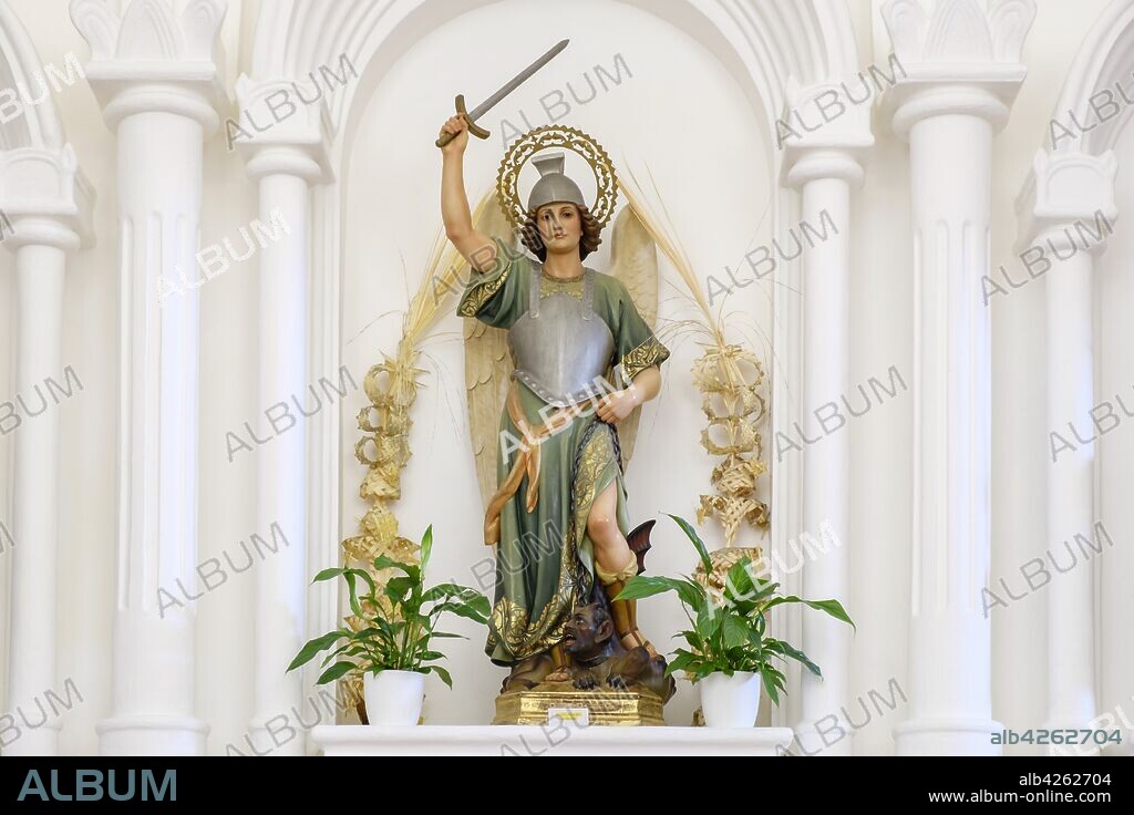 iglesia de San Miguel, Puig de Missa,siglo XIV, Sant Miquel de Balansat, municipio ibicenco de San Juan de Labritja,Ibiza, balearic islands, Spain.