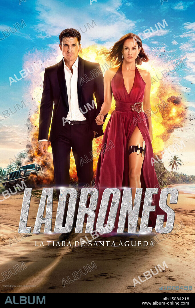 Poster of SUSPICIOUS MINDS, 2025 (LADRONES: LA TIARA DE SANTA AGUEDA), directed by ALEJANDRO BAZZANO and INMA TORRENTE. Copyright Plano a Plano.