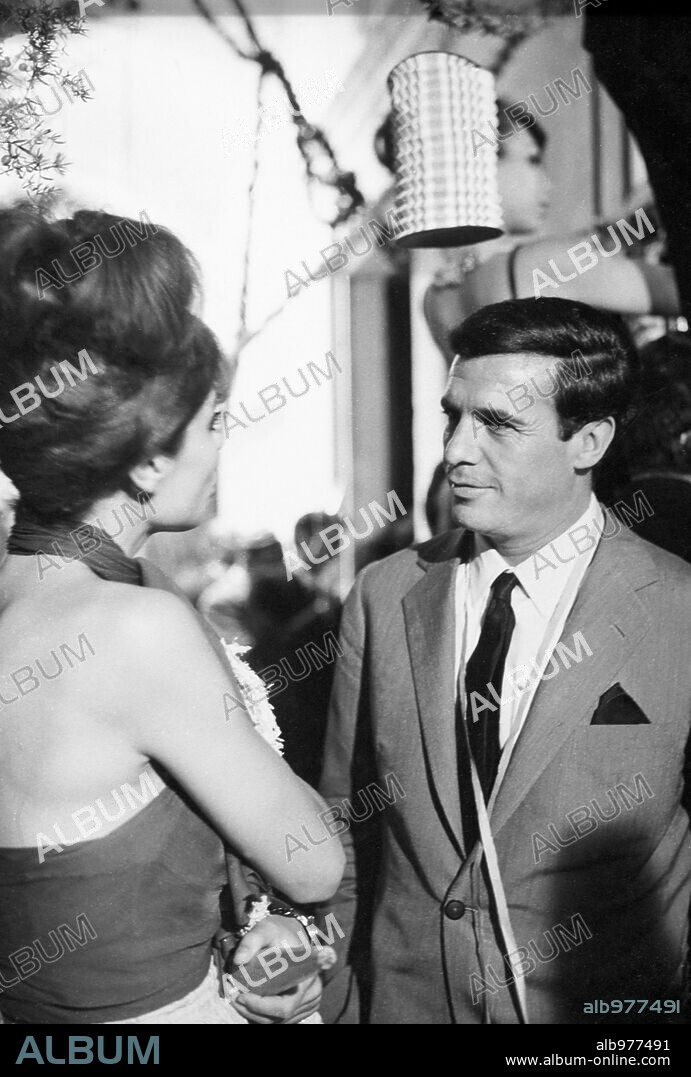 FRANCISCO RABAL and MARIA CUADRA in SUMMER NIGHT, 1962 (NOCHE DE VERANO), directed by JORGE GRAU. Copyright PROCUSA.