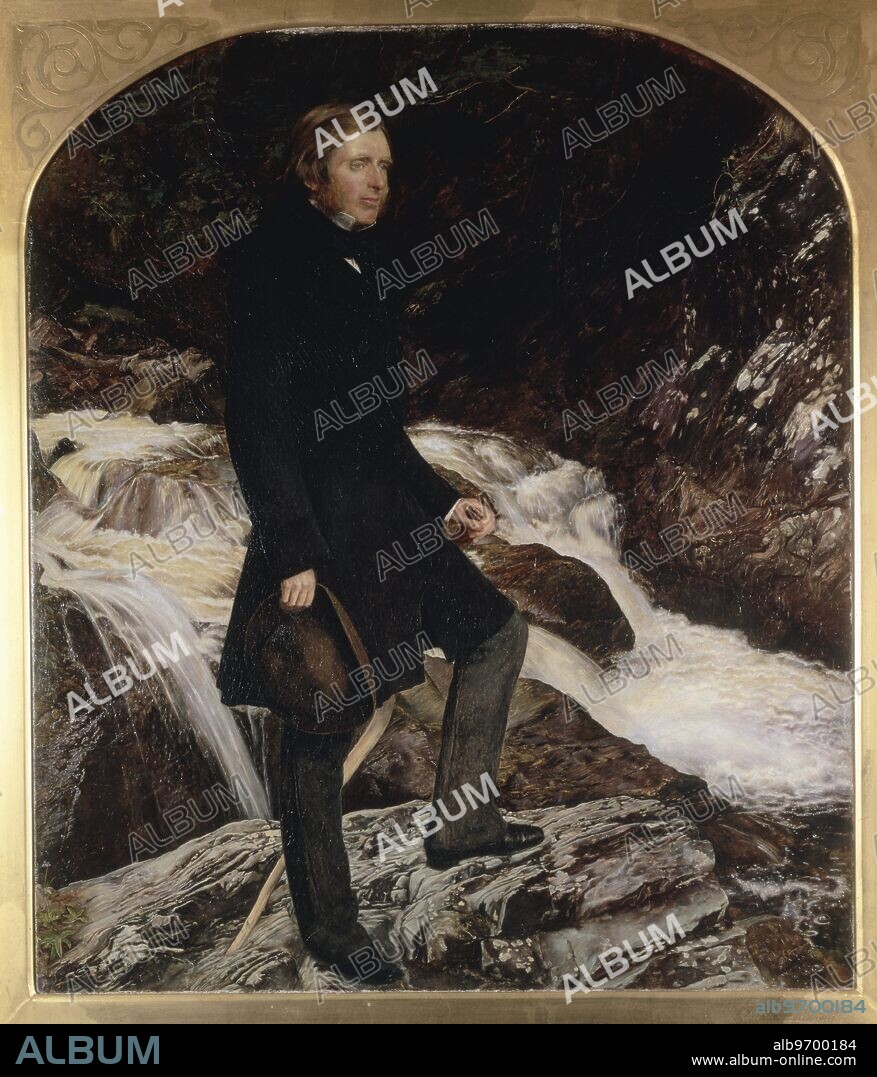 John Ruskin by Sir John Millais. Sir John Everett Millais, 1st Baronet (June 8, 1829 - August 13, 1896) was a British painter and illustrator who was one of founders of the Pre-Raphaelite Brotherhood.. ©TopFoto.
