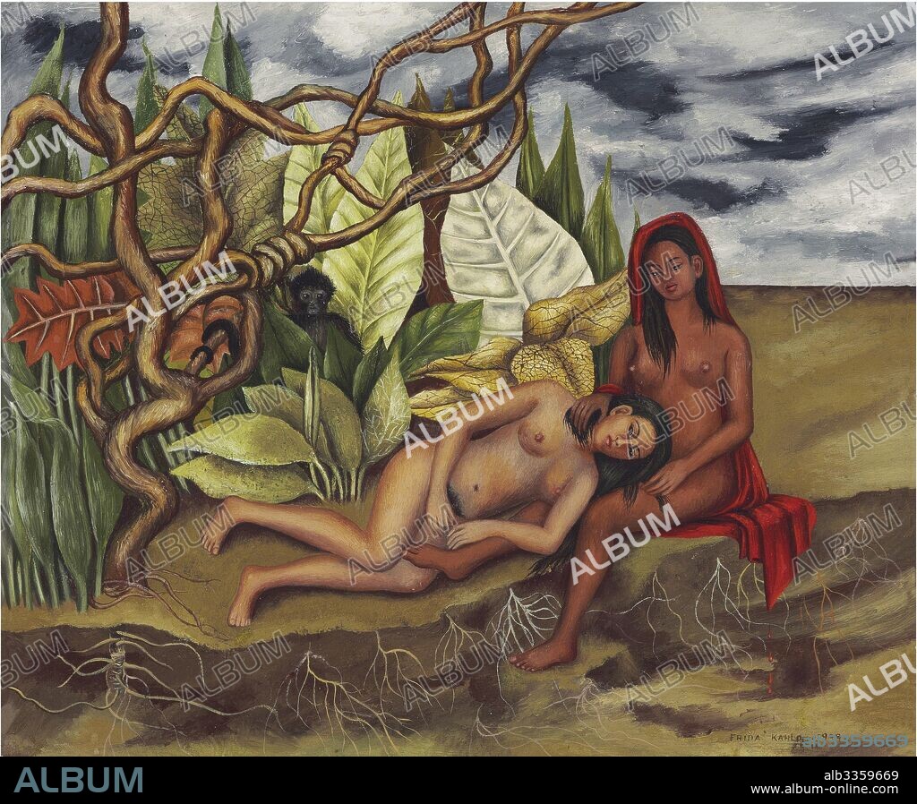 FRIDA KAHLO. Two Nudes in the Forest (The Land Itself).