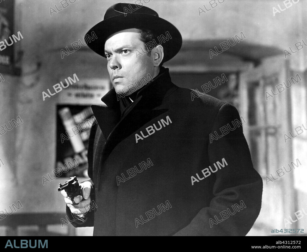ORSON WELLES en EL TERCER HOMBRE, 1949 (THE THIRD MAN), dirigida por CAROL REED. Copyright LONDON FILMS.
