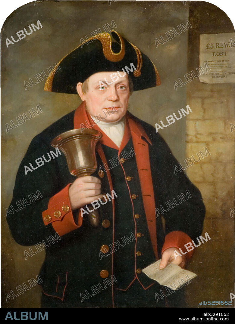 WILLIAM THOMAS RODEN. Portrait of Jacob Wilson (1799-1882) Last Birmingham Town Crier, 1868-69.