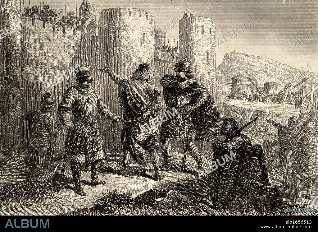 An episode from Barcelona, Spain, by Ludovico Pio, c.800.