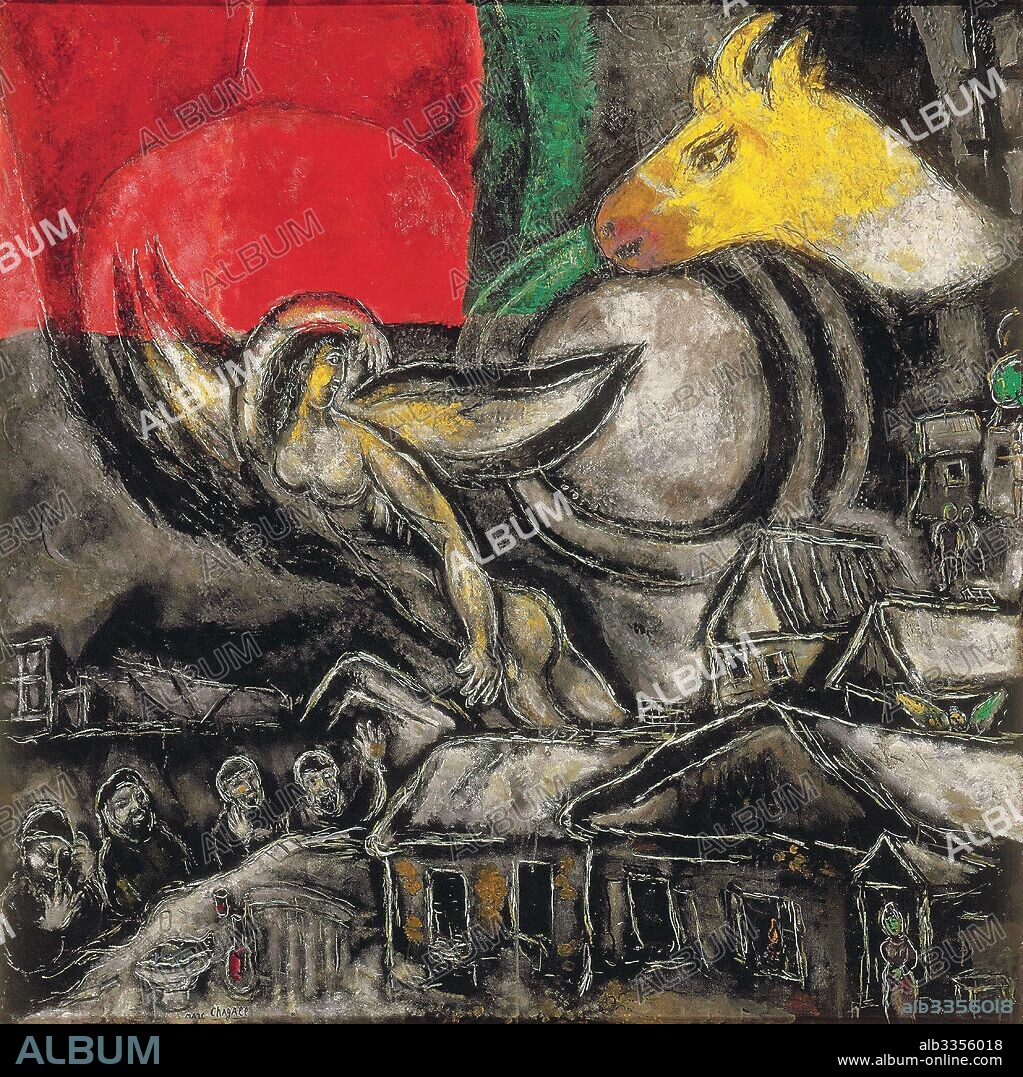 MARC CHAGALL. The Passover (Les Pâques).