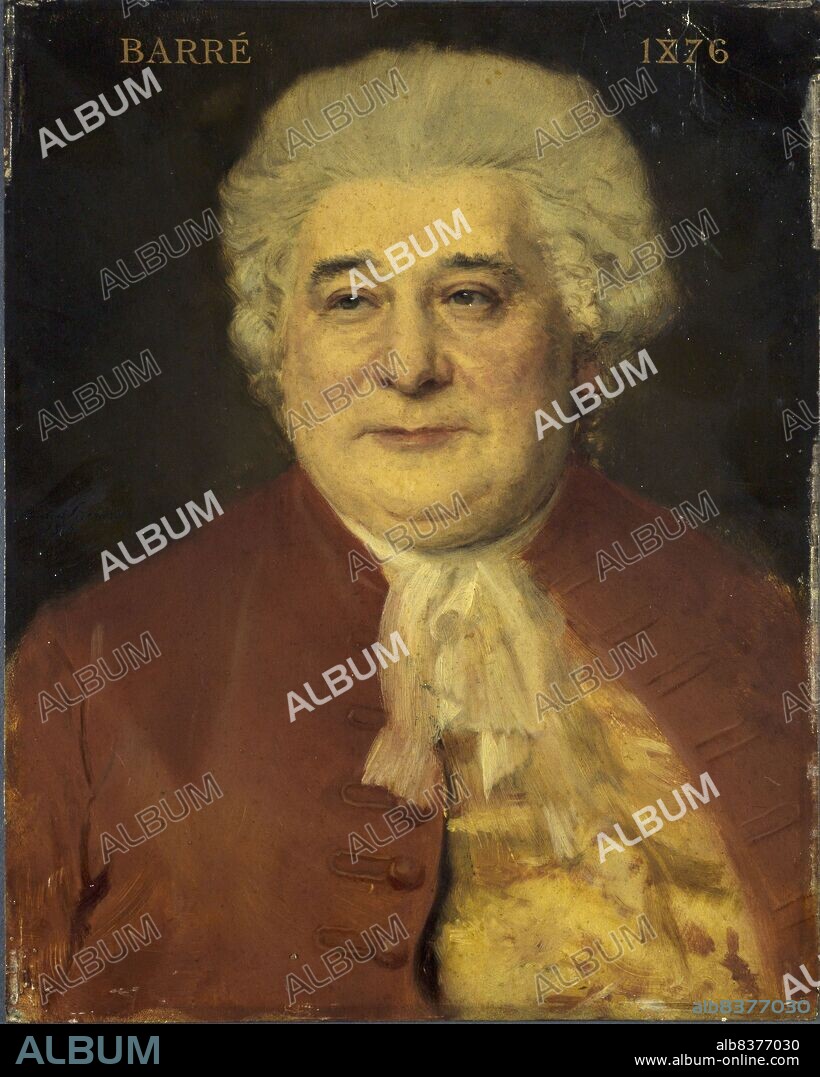 DANIEL BERARD. Portrait of Leopold Barré (1819-1899), member of the Comédie-Française in stage costume, 1884.