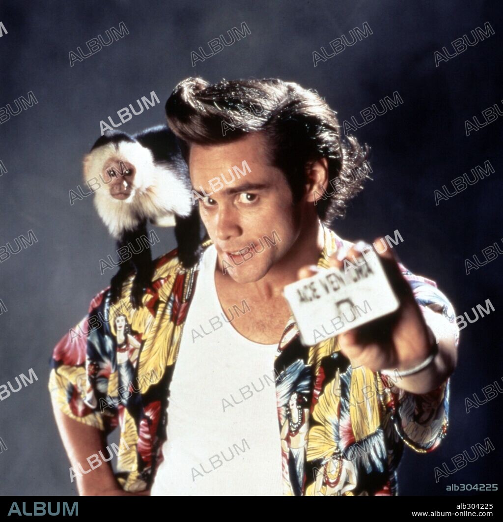 JIM CARREY in ACE VENTURA - EIN TIERISCHER DETEKTIV, 1994 (ACE VENTURA: PET DETECTIVE), unter der Regie von TOM SHADYAC. Copyright WARNER BROTHERS.