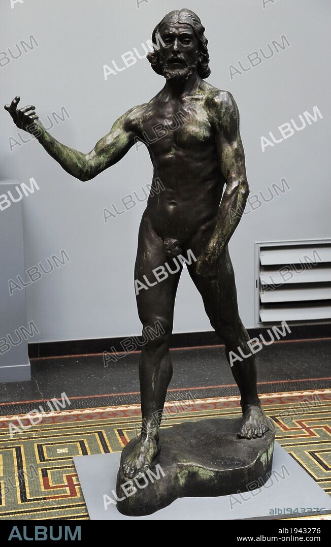 Auguste Rodin (1840-1917). Saint John the Baptist Preaching. Bonze (1902) (1878-1879). Carlsberg Glyptotek. Copenhaguen. Denmark.