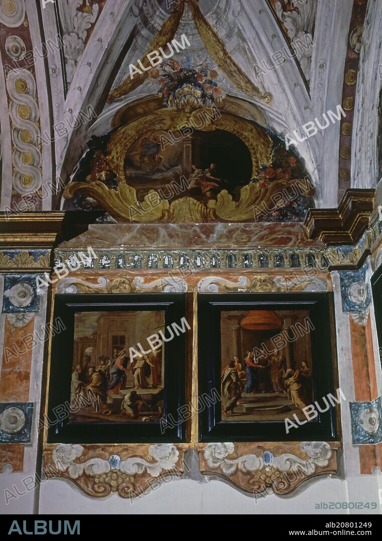 JUAN DE CARREÑO MIRANDA (1614-1685). CAPILLA DE LA VIRGEN DEL SAGRARIO-PINTURAS.