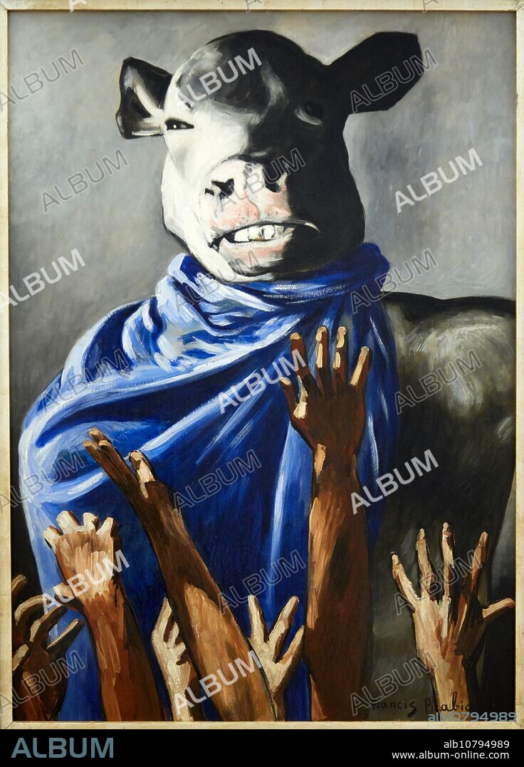 "L'Adoration du veau", 1941-1942, Francis Picabia, Centre Pompidou, Paris, France, Europe.