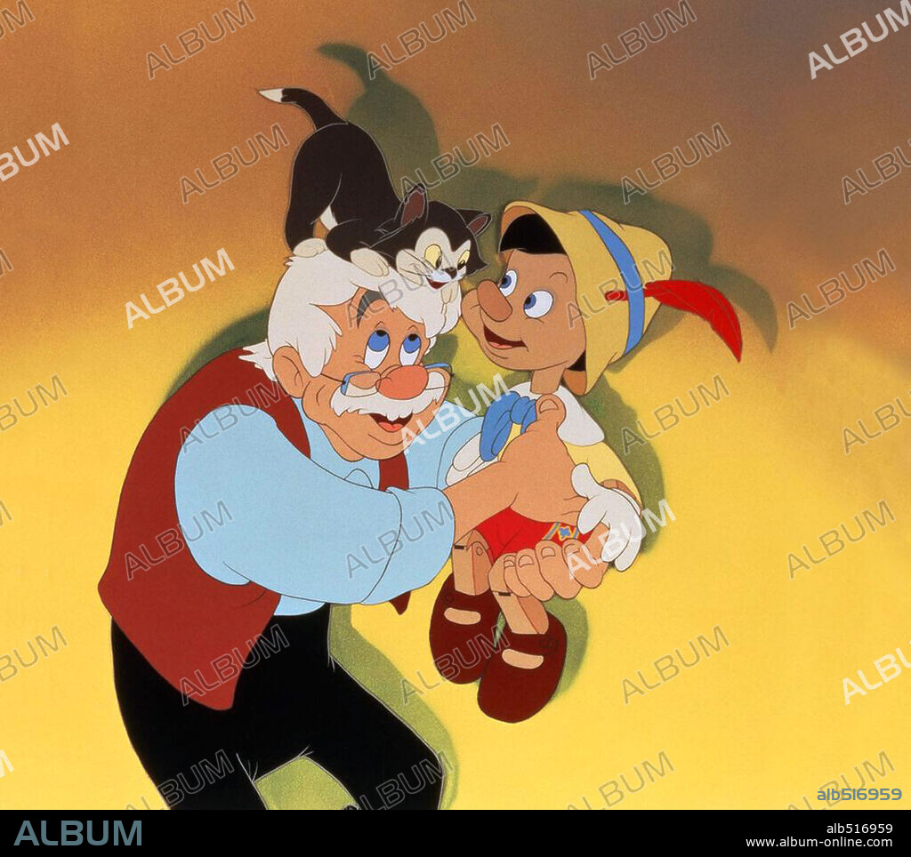 PINOCHO, 1940 (PINOCCHIO), dirigida por BEN SHARPSTEEN y HAMILTON LUSKE. Copyright WALT DISNEY PRODUCTIONS.