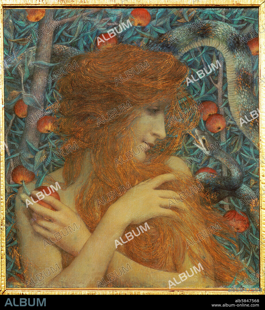 LUCIEN LEVY-DHURMER. Eve, 1896 Pastel.