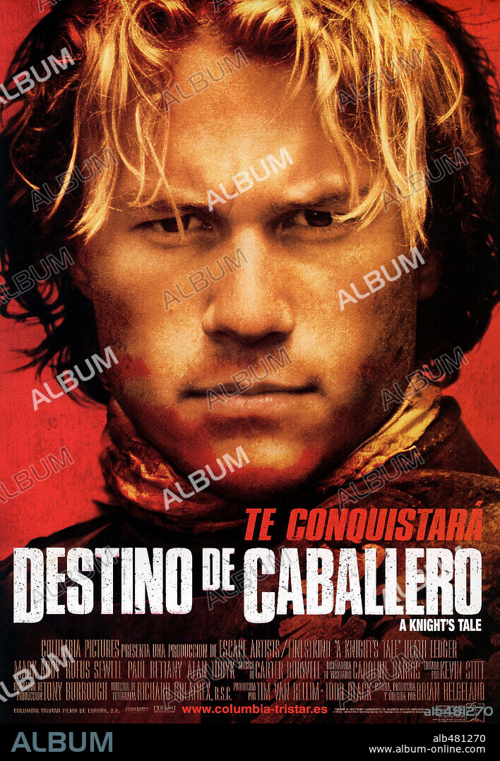 Poster of A KNIGHT'S TALE, 2001, directed by BRIAN HELGELAND. Copyright COLUMBIA PICTURES.