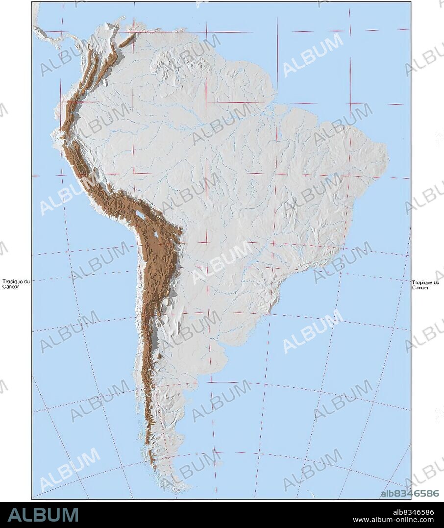 Longest mountain chain in the world (5,000 mi) and the second highest, it follows the western coast of South America; its highest peak is Aconcagua (22,834 feet).