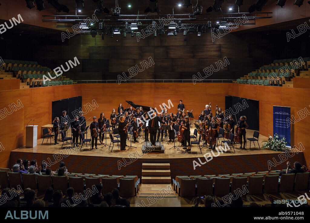 concierto en el conservatorio de Palma, Mallorca, balearic islands, Spain.
