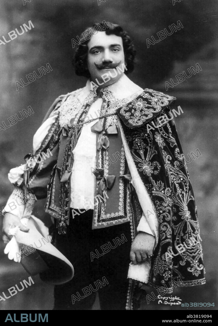 Enrico Caruso (February 25, 1873 - August 2, 1921) was an Italian operatic tenor. His 25 year career, stretching from 1895 to 1920, included 863 appearances at the New York Metropolitan Opera. Thanks in part to his tremendously popular phonograph records, Caruso was one of the most famous personalities of his day and his fame has endured to the present. He was one of the first examples of a global media celebrity. Caruso made more than 260 extant recordings in America for the Victor Talking Machine Company (later RCA Victor) from 1904-20, and he earned millions of dollars in royalties from the retail sales. A fastidious dresser, Caruso took two baths a day and liked good Italian food and convivial company. He was superstitious and carried good-luck charms with him when he sang. He was a heavy smoker of strong Egyptian cigarettes. This bad habit, combined with a lack of exercise and the punishing schedule of performances that he undertook season after season at the Met, may have contributed to the persistent ill-health which afflicted the last months of his life. He died in 1921 at the age of 48.