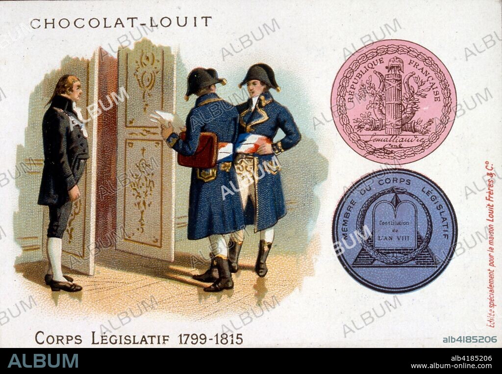 The Corps législatif was a part of the French legislature during the French Revolution and beyond. It is also the generic French term used to refer to any legislative body. The Constitution of the Year I foresaw the need for a corps législatif. During the period of the French Directory, beginning in 1795, the Corps législatif referred to the bicameral legislature of the Conseil des Cinq-Cents (Council of Five Hundred) and the Conseil des Anciens (Council of Ancients). Later, under Napoleon's Consulate, the Constitution of the Year VIII (1800) set up a Corps législatif as the law-making body of the three-part government apparatus (alongside the Tribunat and the Sénat Conservateur).