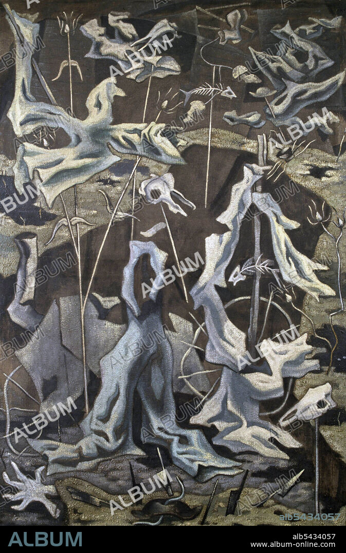 MARUJA MALLO. MALLO , MARUJA. PINTORA ESPAÑOLA . VIVERO 1909 - 1995. " ESPANTAPECES " , OLEO DEL AÑO 1931. COLECCION PARTICULAR. ATENCION: AUTOR CONTEMPORANEO SUJETO A COPYRIGHT ©. EL CLIENTE FINAL ES RESPONSABLE DE LA GESTION DE LOS DERECHOS DE AUTOR CON LAS SOCIEDADES EXISTENTES DE GESTION DE DERECHOS O DIRECTAMENTE CON LOS ORGANISMOS TITULARES DE LOS MISMOS.