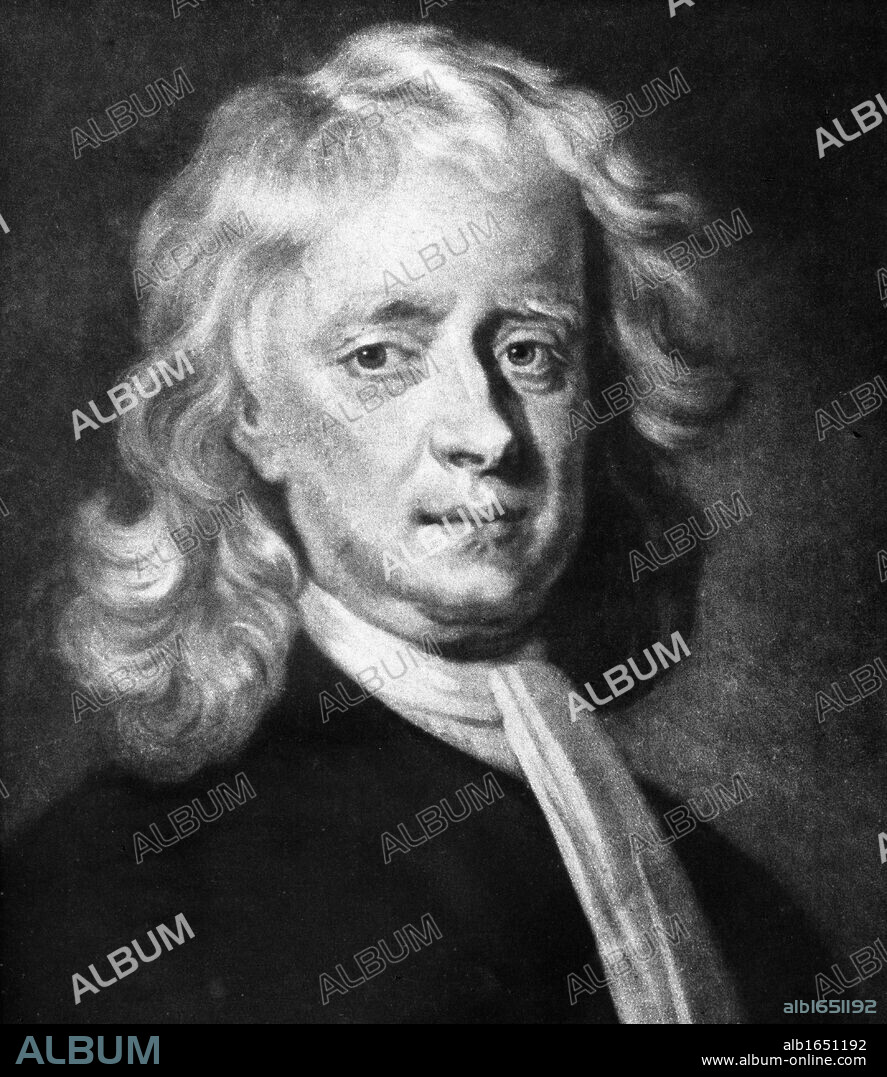 Isaac Newton (1642-1727) English mathematician, astronomer and physicist. Differential calculus: gravitation: wave nature of light: reflecting telescope. Mezzotint.