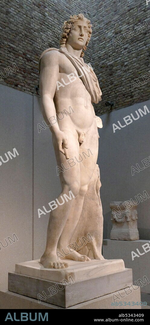 Colossal statue of Helios.  Roman from Marmor, Libya 138-161 AD.