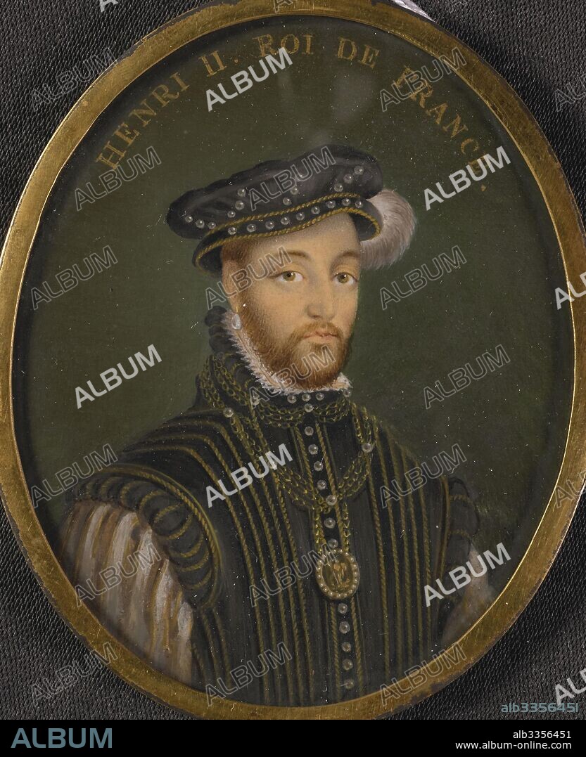 FRANÇOIS CLOUET. Portrait of King Henry II of France (Copy).