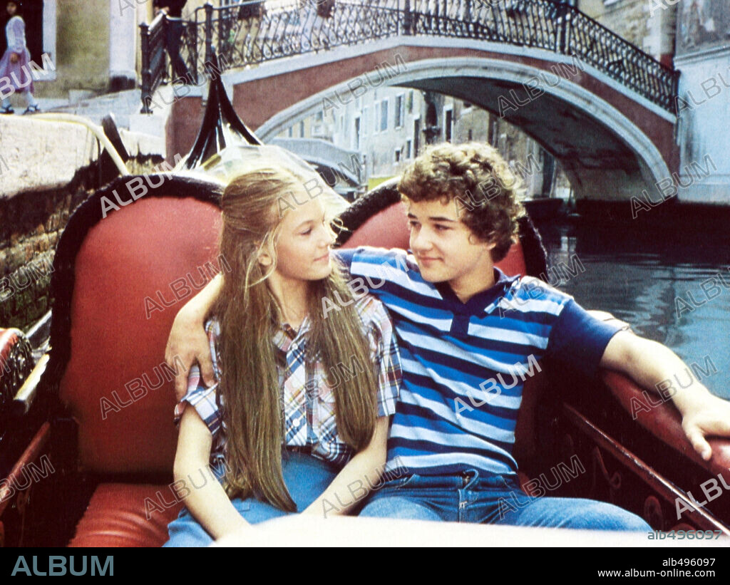DIANE LANE and THELONIOUS BERNARD in A LITTLE ROMANCE, 1979, directed by GEORGE ROY HILL. Copyright WARNER BROS.