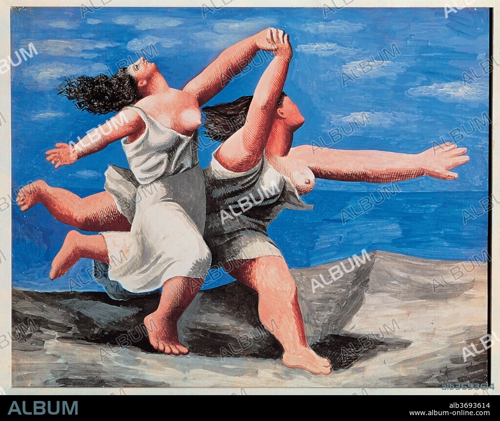 PABLO PICASSO. Deux femmes courant sur la plage (La course).