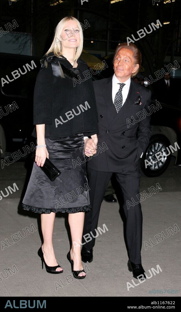 Mar 17, 2009 - New York, New York, USA - Actress 	GWYNETH PALTROW and designer VALENTINO GARAVANI at the arrivals for the New York premiere of 'Valentino: The Last Emperor' held at the Museum of Modern Art. 17/03/2009