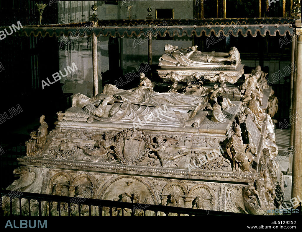 DOMENICO FANCELLI. SEPULCRO DE LOS REYES CATOLICOS / FELIPE EL HERMOSO Y JUANA LA LOCA.