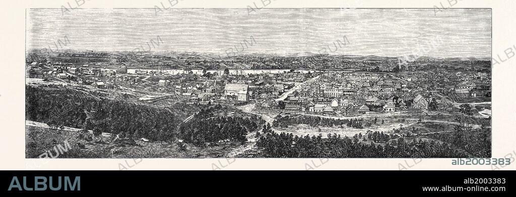 BRISBANE, THE CAPITAL OF QUEENSLAND, AUSTRALIA, 1866.