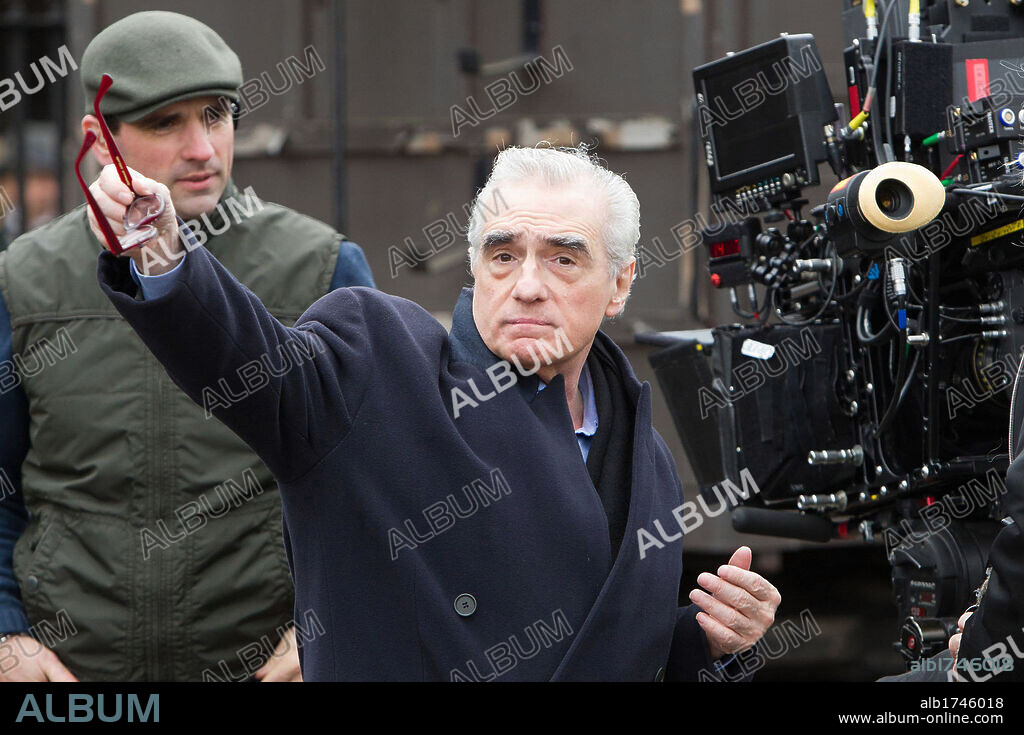 MARTIN SCORSESE en LA INVENCION DE HUGO, 2011 (HUGO), dirigida por MARTIN SCORSESE. Copyright GK FILMS.
