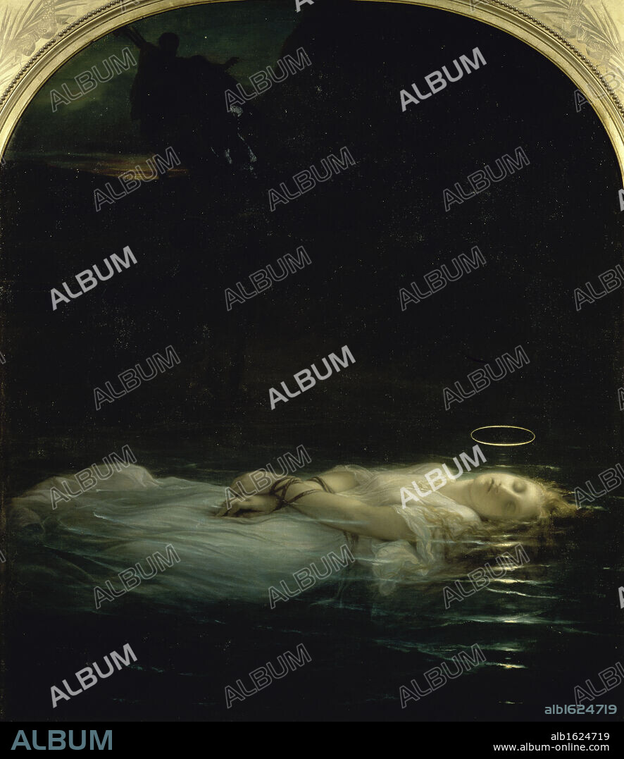 The Young Martyr   (La Jeune Martyre)   19th C  Paul Delaroche (1797-1856/French)   Oil on Canvas   Musee du Louvre, Paris.