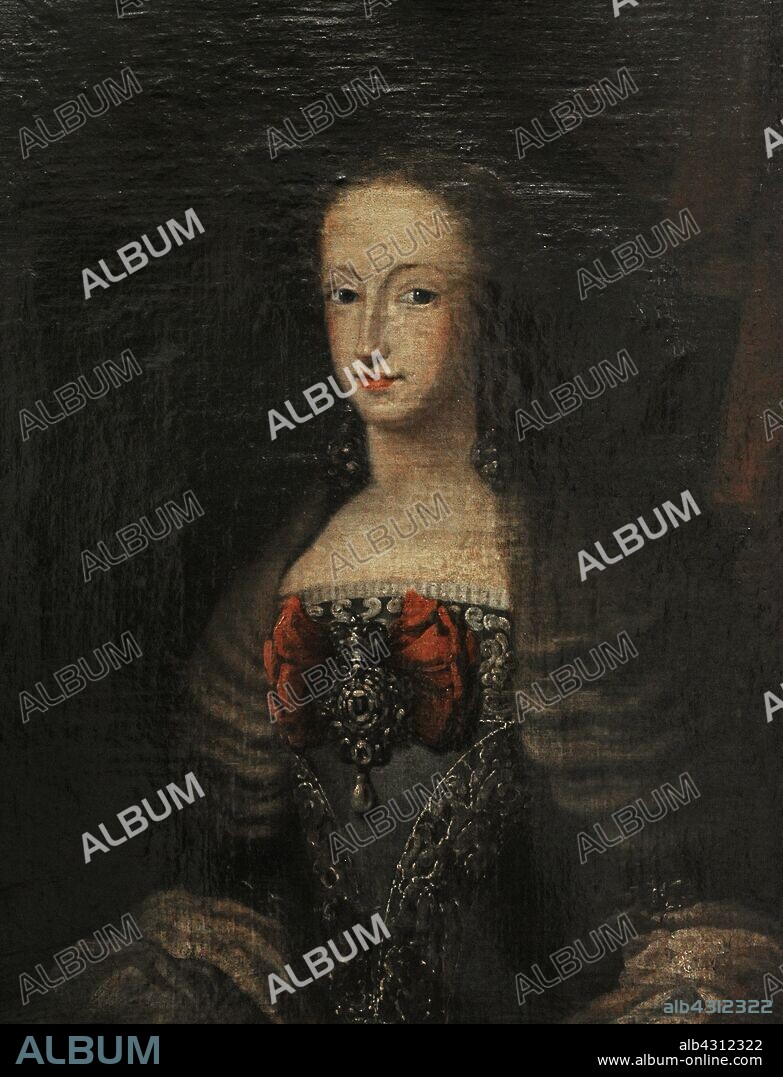 Mariana de Neoburgo (1676-1700). Reina de España, segunda esposa de Carlos II. Óleo sobre lienzo, 1676-1700. Museo de Historia. Madrid. España.