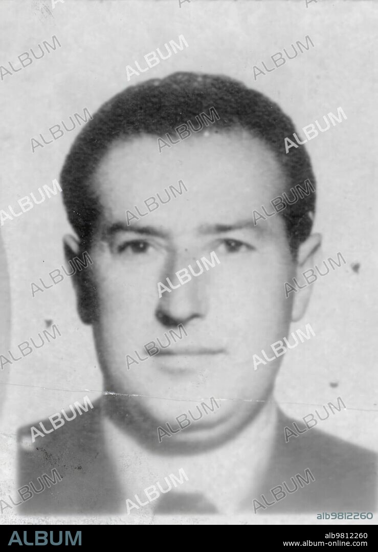 1958. Closeup - Emilio Fernández Díez, second of the Owners of the "Jusfer" Store, Murdered by José María Jarabo Pérez Morris, Whom He Was Blackmailing. - - approximate date.
