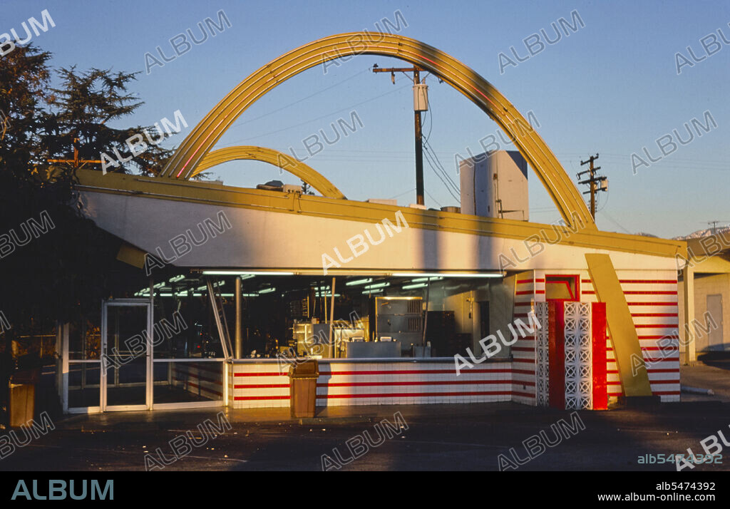 1970s America -   McDonald's, Azusa, California 1979.