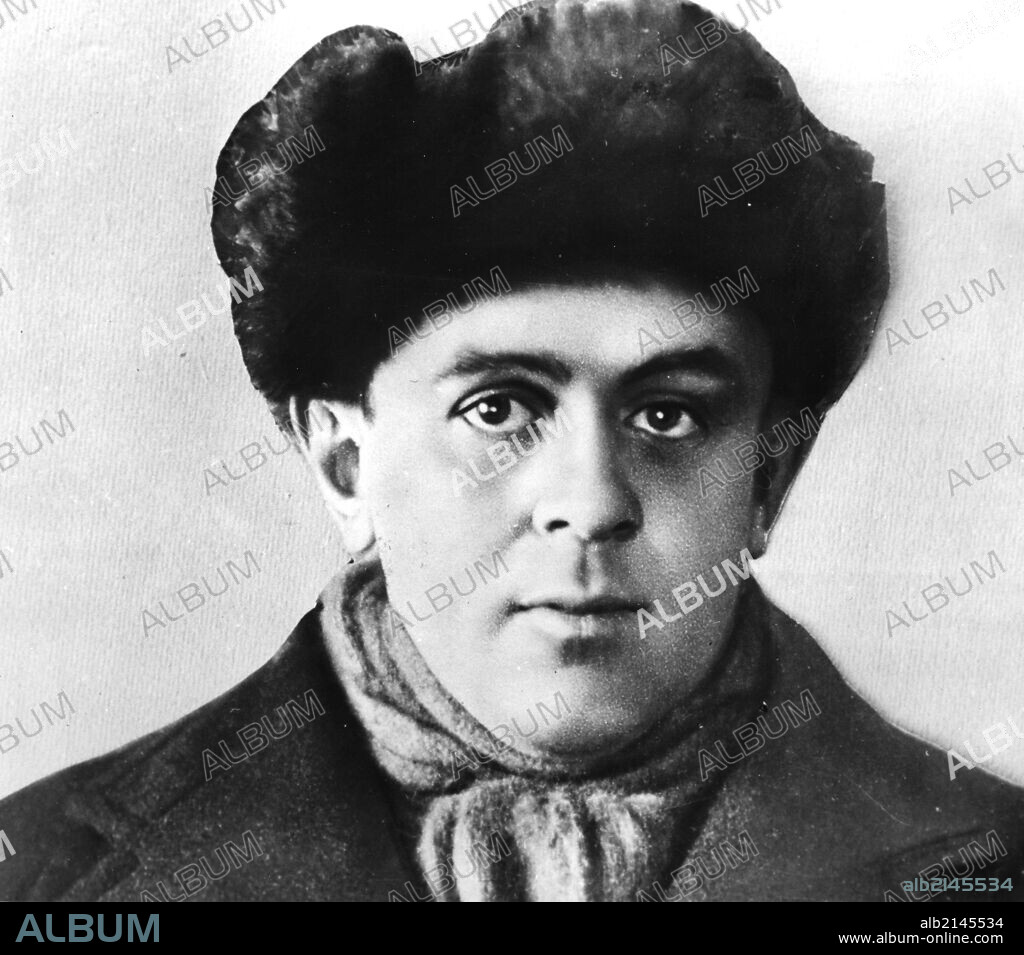American reporter, writer and revolutionary john reed in moscow, around 1917-18. 01/02/2013