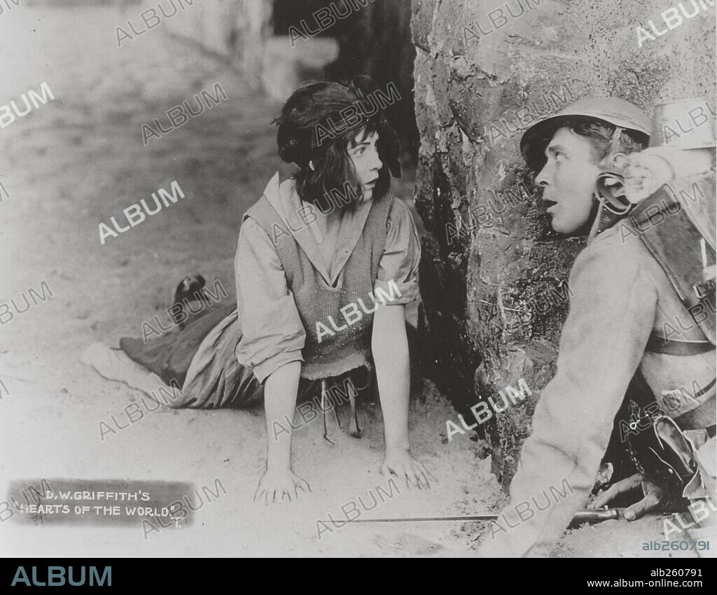 DOROTHY GISH in HEARTS OF THE WORLD, 1918, directed by D. W. GRIFFITH.