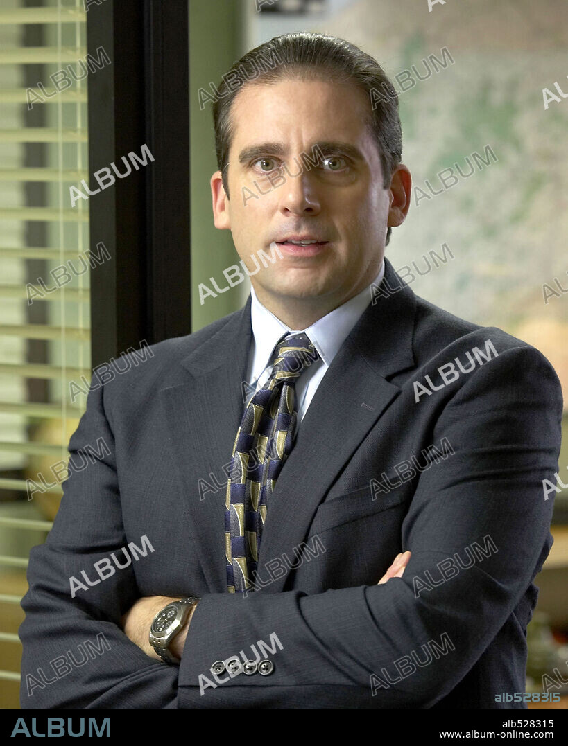 STEVE CARELL in THE OFFICE, 2005, directed by RICKY GERVAIS and STEPHEN MERCHANT. Copyright NBC UNIVERSAL TELEVISION / LUBIN, JUSTIN / Cortesía.