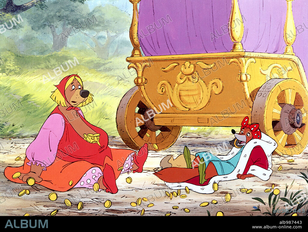 ROBIN HOOD, 1973, dirigida por WOLFGANG REITHERMAN. Copyright WALT DISNEY PRODUCTIONS.