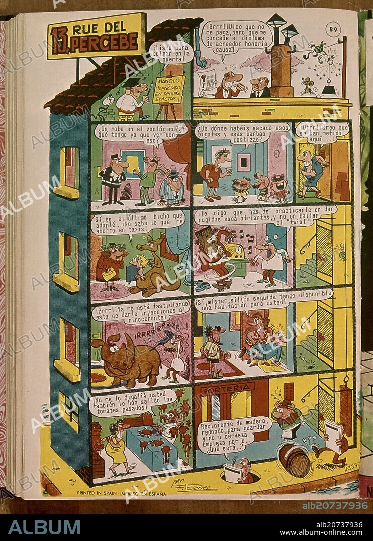 FRANCISCO IBAÑEZ TALAVERA (1936-). 13 RUE DEL PERCEBE.