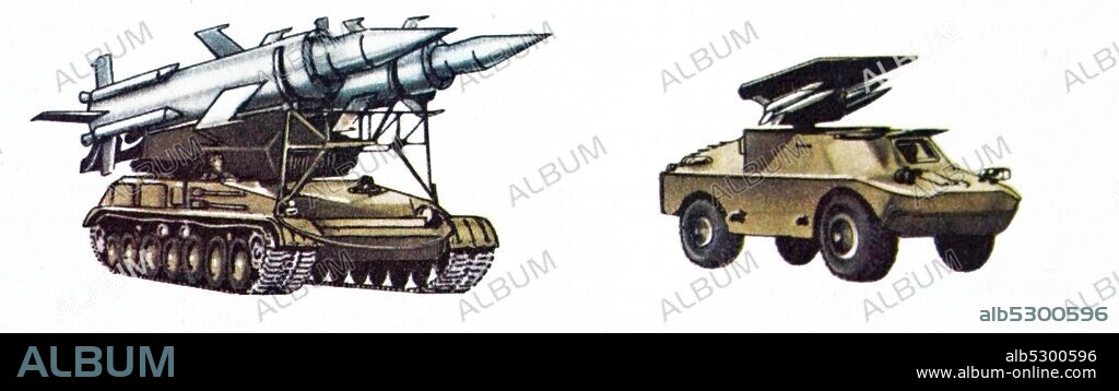 Twin rocket launcher. Installation with anti-tank guided missiles. 1980.