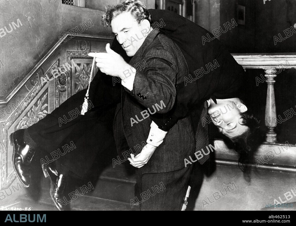 WILLIAM BENDIX in THE HAIRY APE, 1944, directed by ALFRED SANTELL. Copyright UNITED ARTISTS.