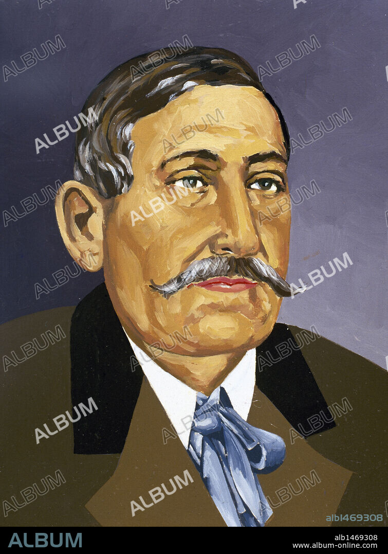 PEREZ GALDOS, Benito (1843-1920). Escritor español. Dibujo.