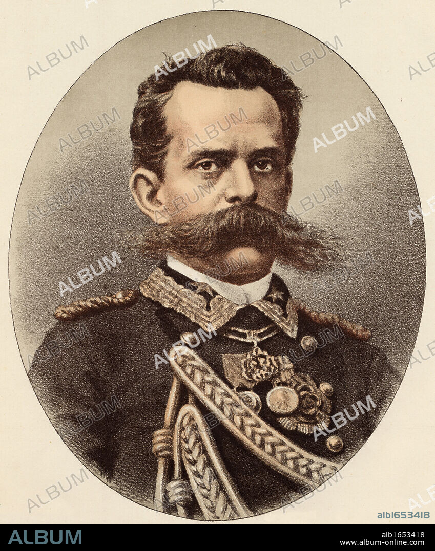 Humberto or Umberto I, 1844-1900. King of Italy, Florence & the two Sicilies, 1878-1900. & Duke of Savoy From a photograph by The London Stereoscopic Co.